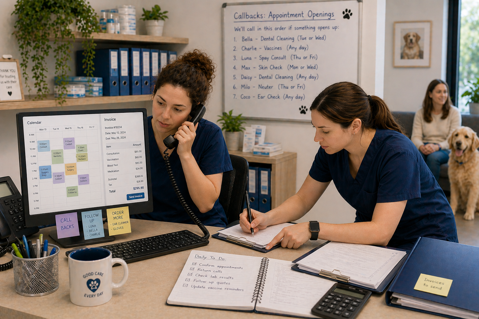 Growing veterinary clinic